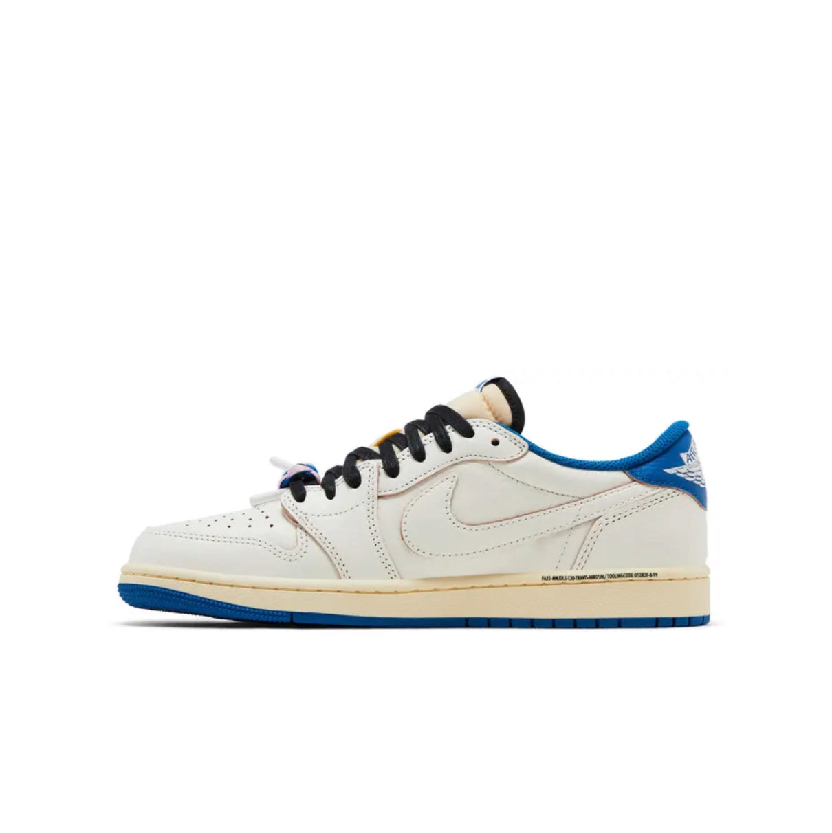 Fragment X Travis Scott X Jordan 1 Retro Low “Sail Military Blue”